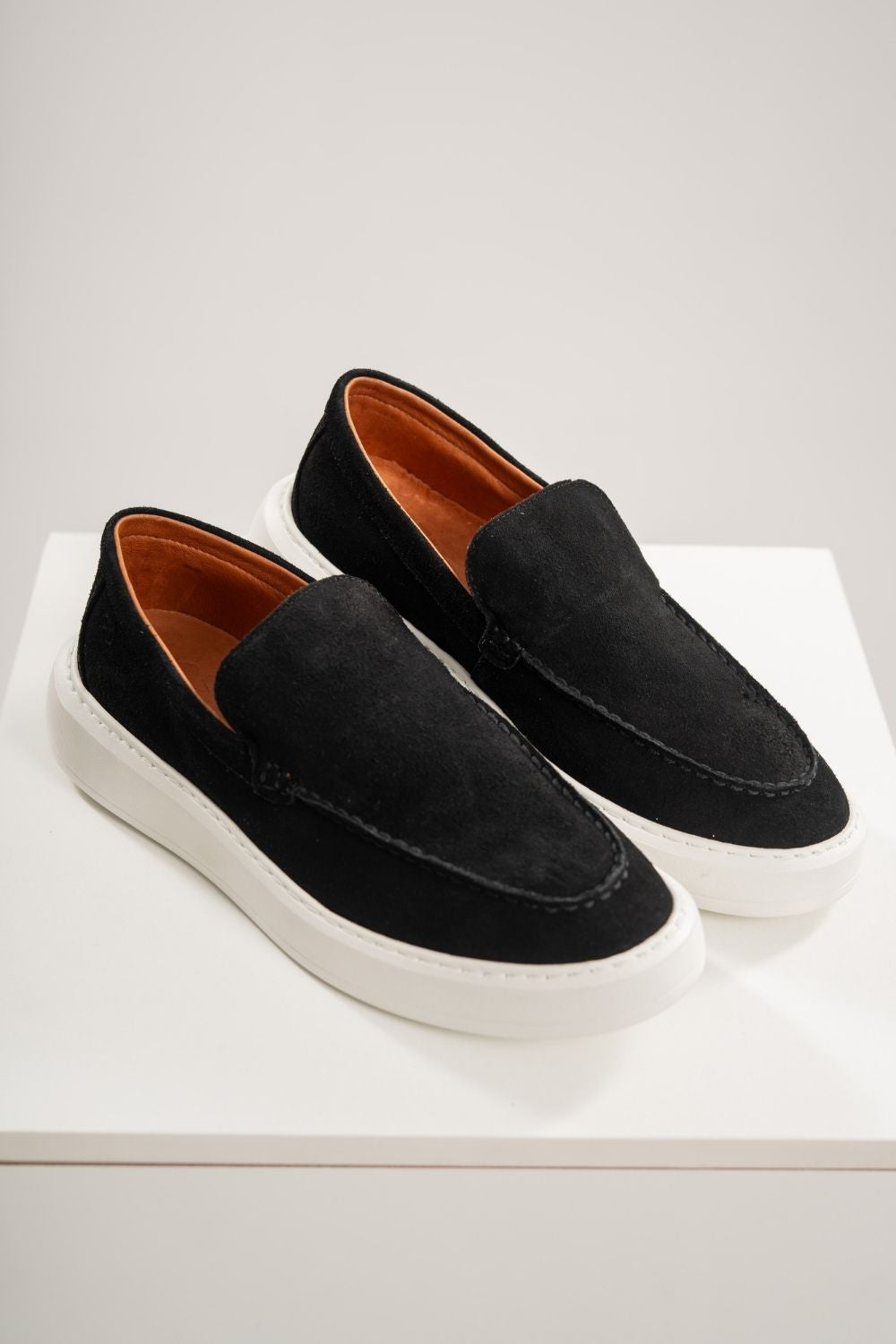 Loafer Portofino Camurça - Linha Resort - Preto