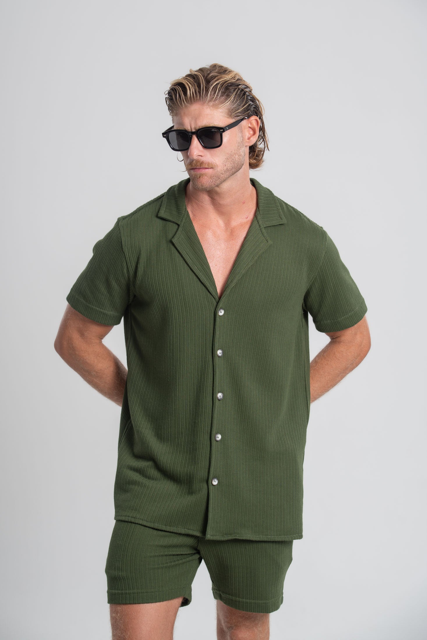 Conjunto Paradizo Verde Militar