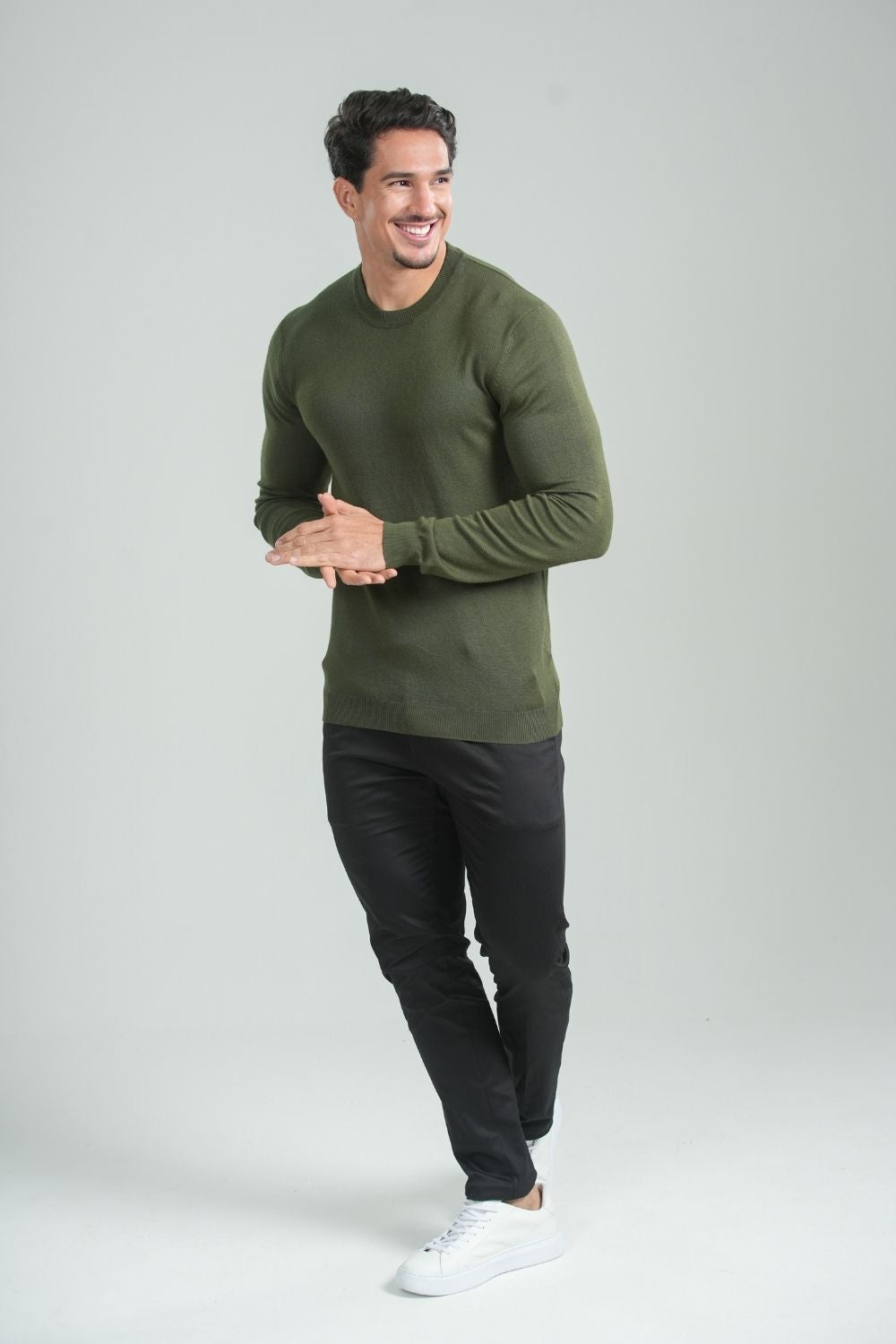 Calça Roman Alfaiataria Com Ajuste Cintura Preta - Linha Rich