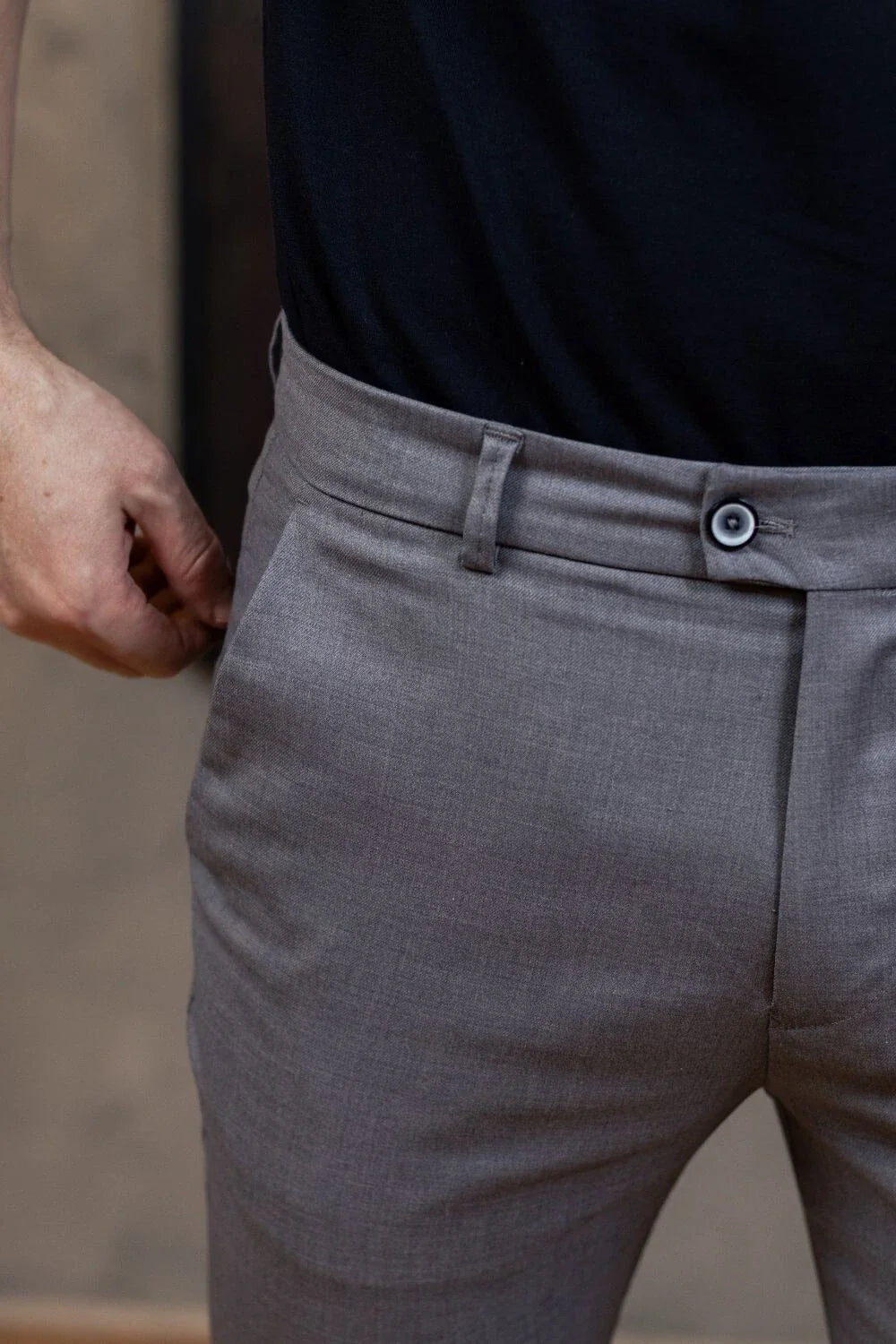 Calça Vance Alfaiataria Chumbo - Linha Essential