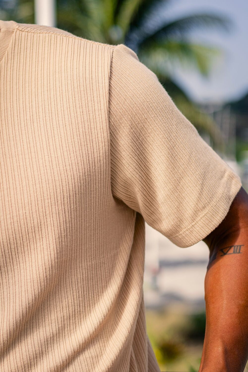 Camiseta Tricô Texturizada - Linha Urban - Areia