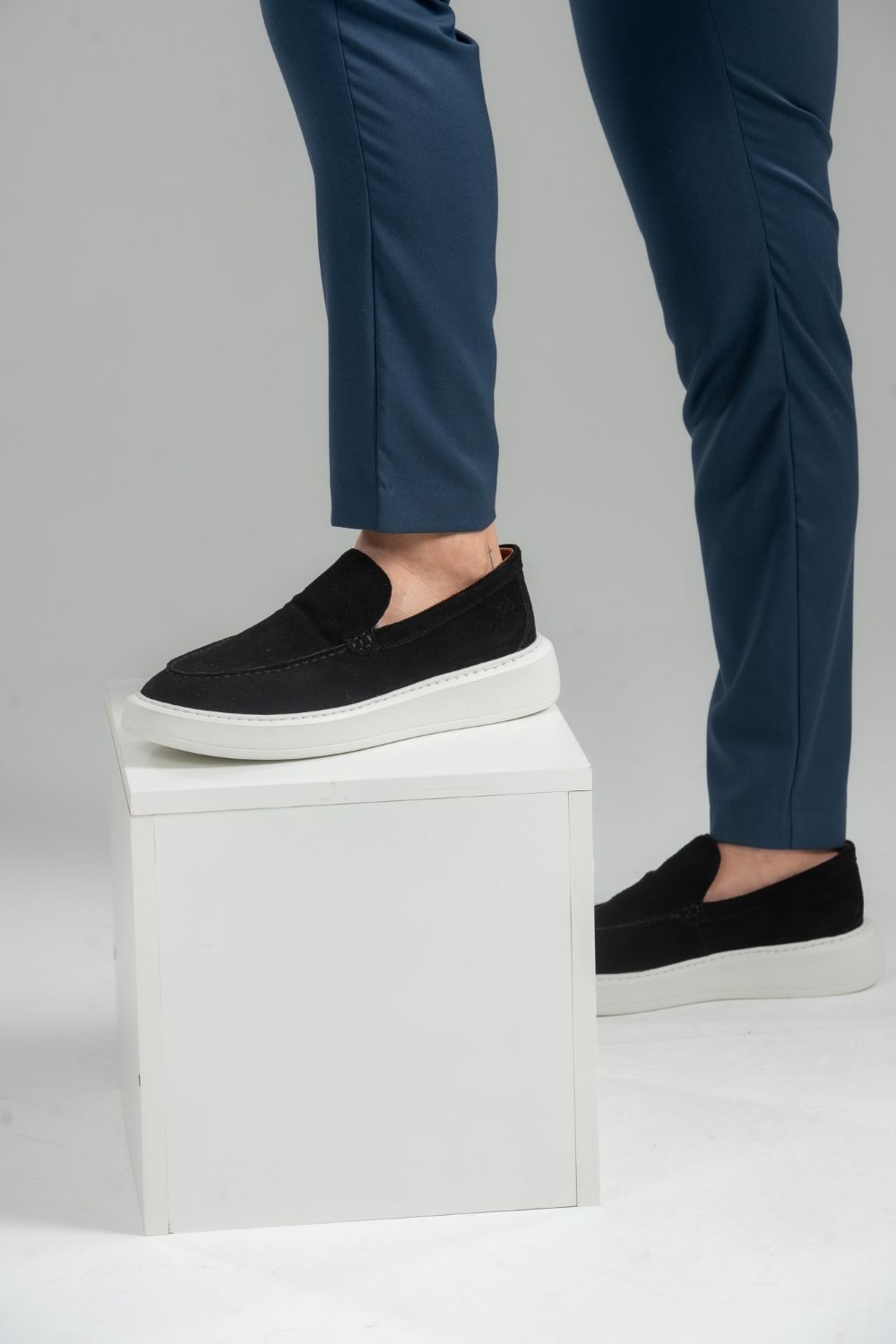 Loafer Portofino Camurça - Linha Resort - Preto