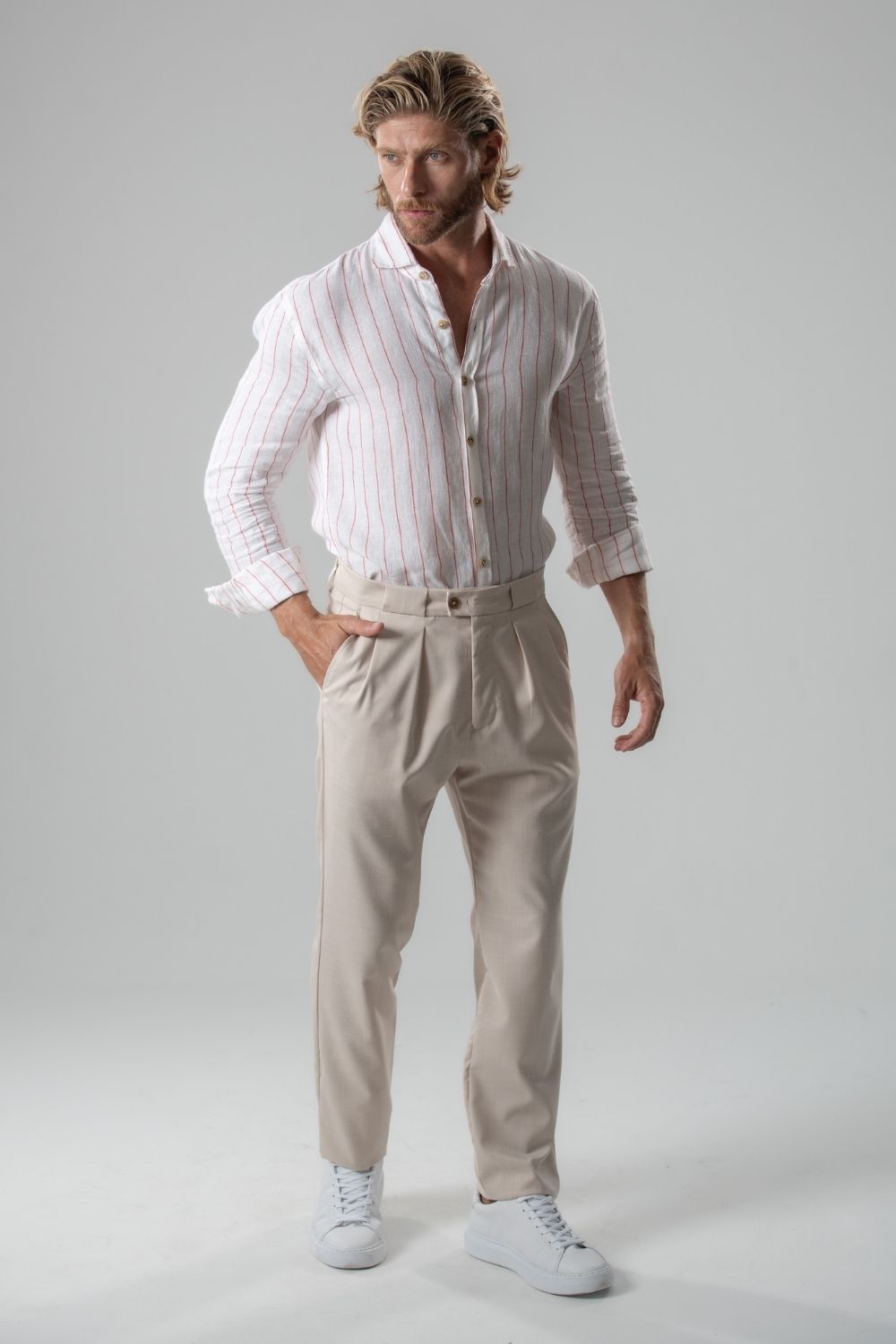 Calça Alfaitaria Satori Off Rose - Linha Urban