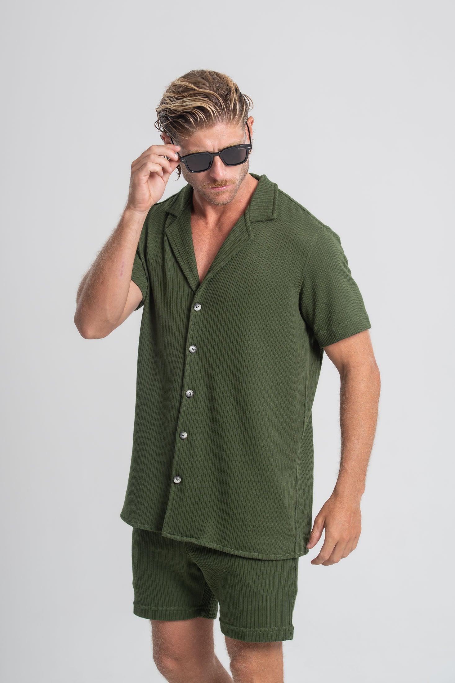 Conjunto Paradizo Verde Militar